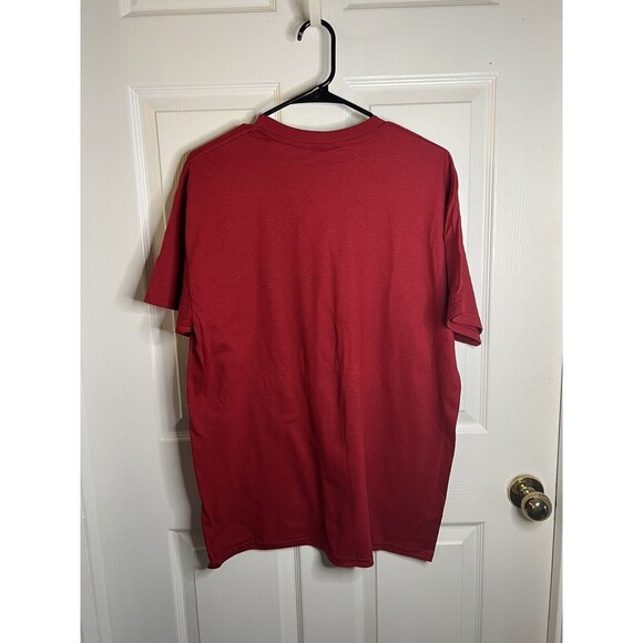 Gildan Men's Heavy Cotton T-Shirt, Style G500 Cardinal  Red Size Large NWOT - Picture 7 of 7